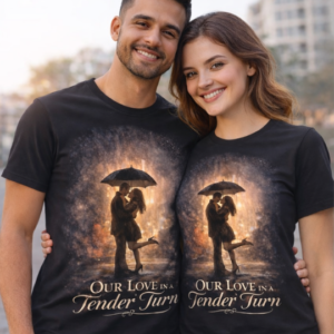 Our Love in a Tender Turn – Couples T-Shirt